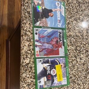 EA Sports Xbox One Video Game Bundle - Green Cases